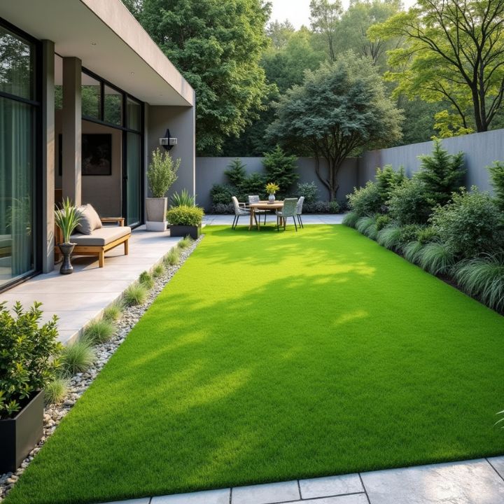 Sztuczne trawy 1 Ogród wertykalny wewnątrz pomieszczenia