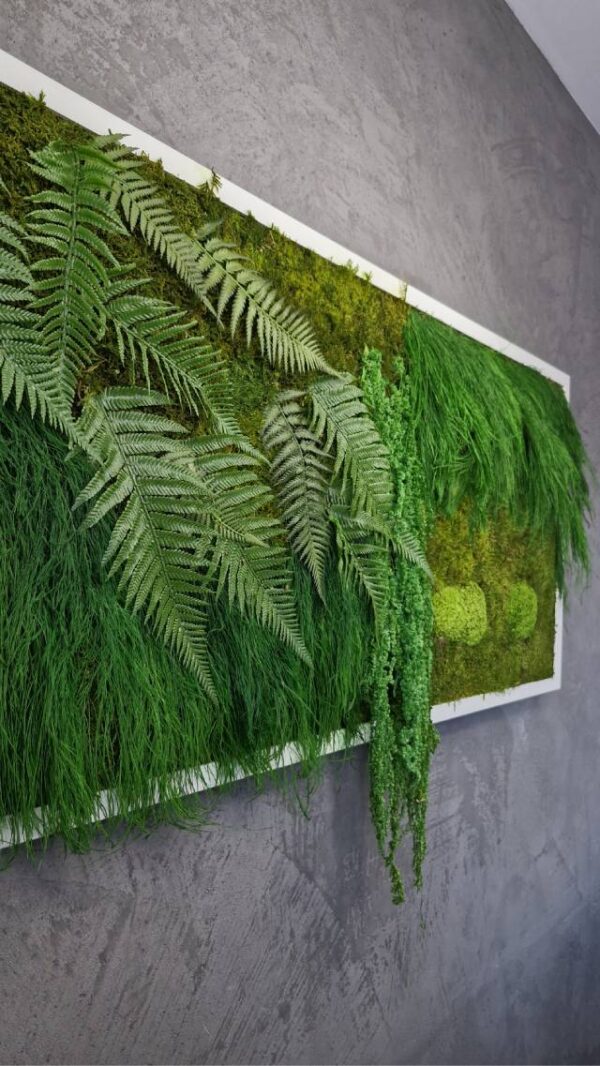 Obraz z mchu płaskiego Green Horizon - Zielony Horyzont