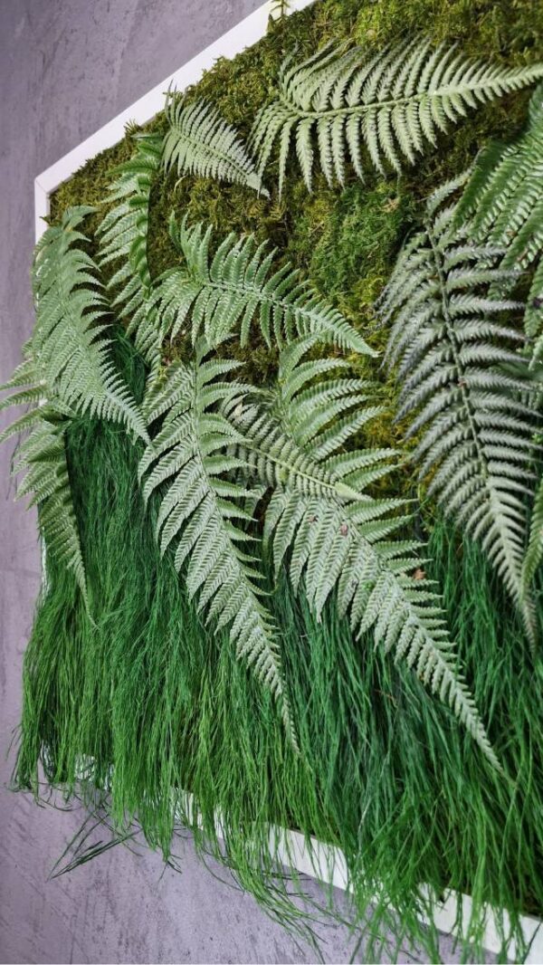 Obraz z mchu płaskiego Green Horizon - Zielony Horyzont