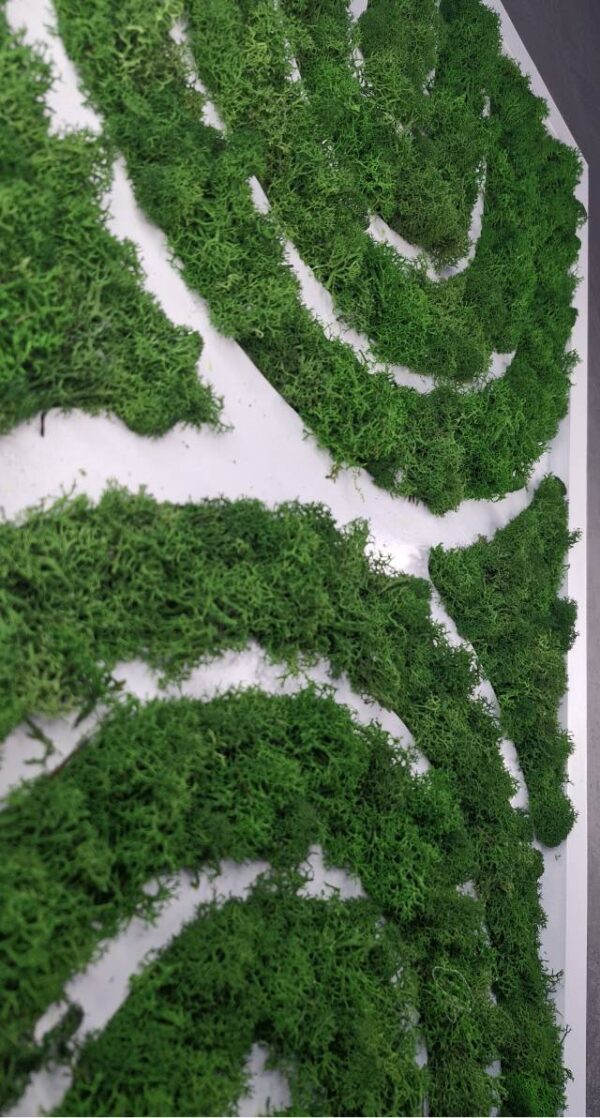 20250504_191141 Obraz z mchu chrobotka Geometric Style - Geometryczny Styl