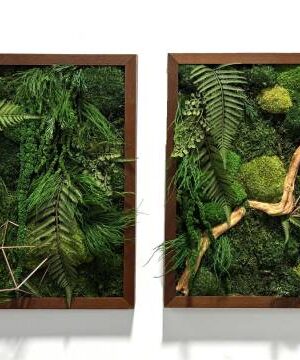 6c143c2b4b936f3c6f40a133f7e15f82 Obraz z mchu mieszanego Jungle Vibe - Klimat Dżungli