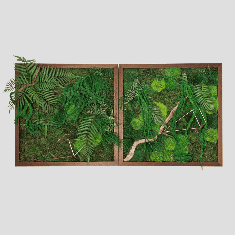 Obraz z mchu mieszanego Jungle Vibe