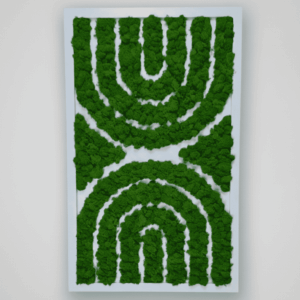 Obraz z mchu chrobotka Geometric Style - Geometryczny Styl