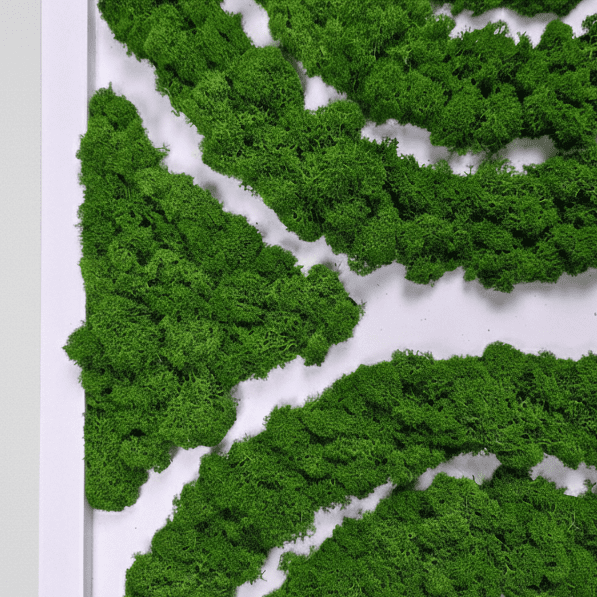 Obraz z mchu chrobotka Geometric Style - Geometryczny Styl