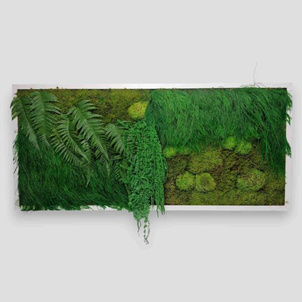 Obraz z mchu płaskiego Green Horizon