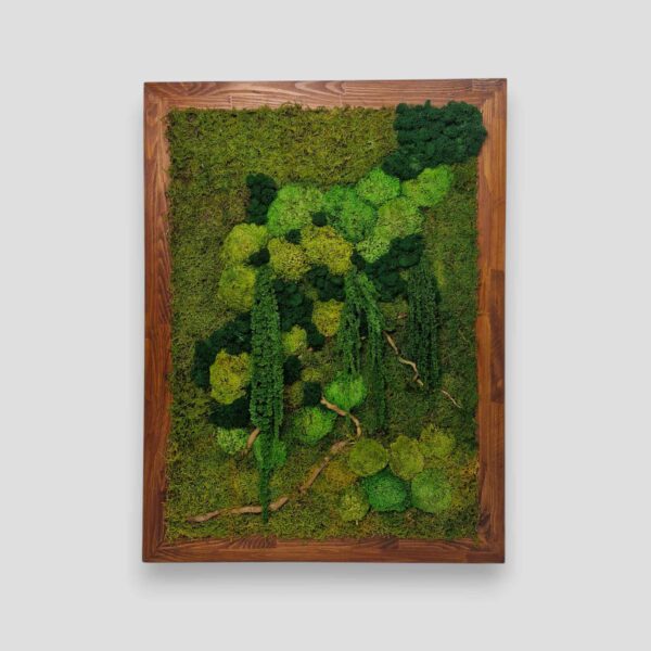 Obraz z mchu mieszanego Jungle Essence