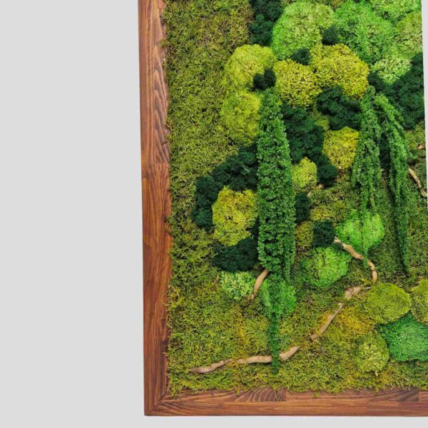 Obraz z mchu mieszanego Jungle Essence