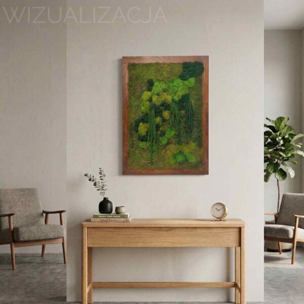 Obraz z mchu mieszanego Jungle Essence