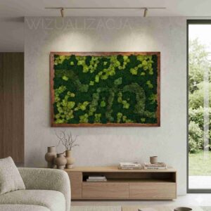 Obraz z mchu mieszanego Green Oasis