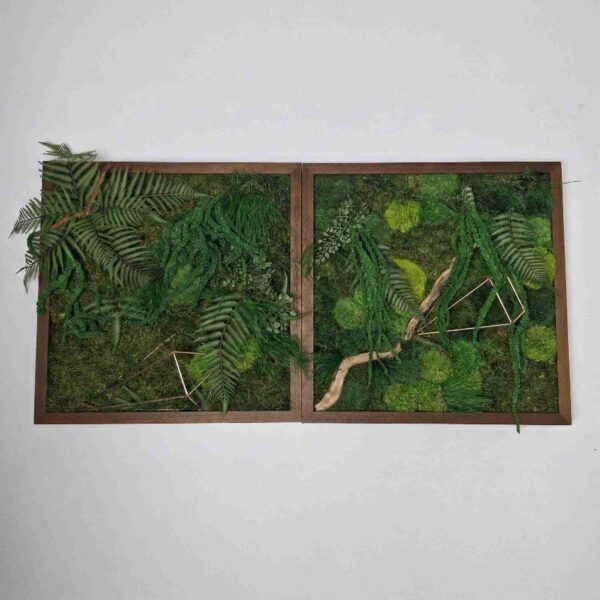 Obraz z mchu mieszanego Jungle Vibe