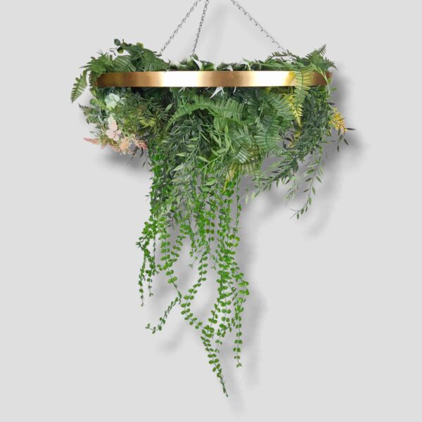 Obręcz roślinna zielony sufit Hanging garden 60cm