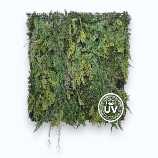 Panel Premium UV Zielona ściana Hidden Grove 100x100cm