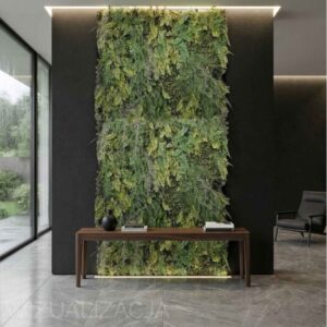 Panel Premium UV Zielona ściana Hidden Grove 100x100cm