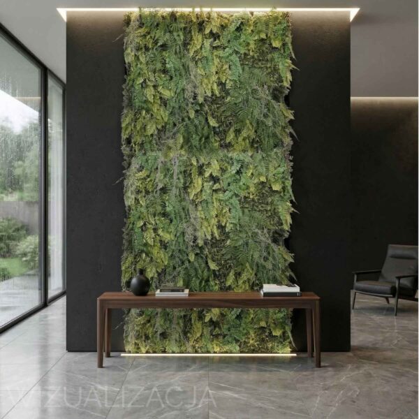 Panel Premium UV Zielona ściana Hidden Grove 100x100cm