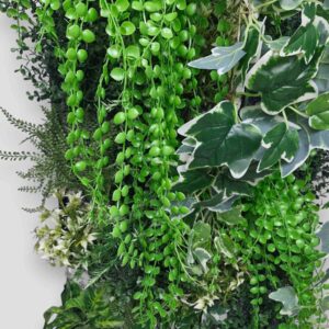 Panel Premium Zielona ściana Colorful Symphony