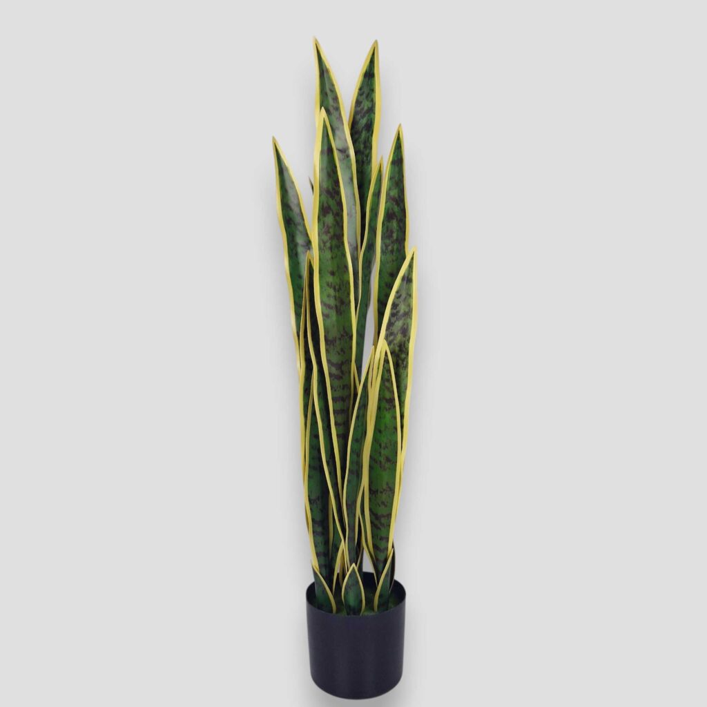 Sztuczna roślina doniczkowa Sansewieria Laurentii 90cm