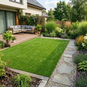 Sztuczna trawa bezobsługowa, bez podlewania