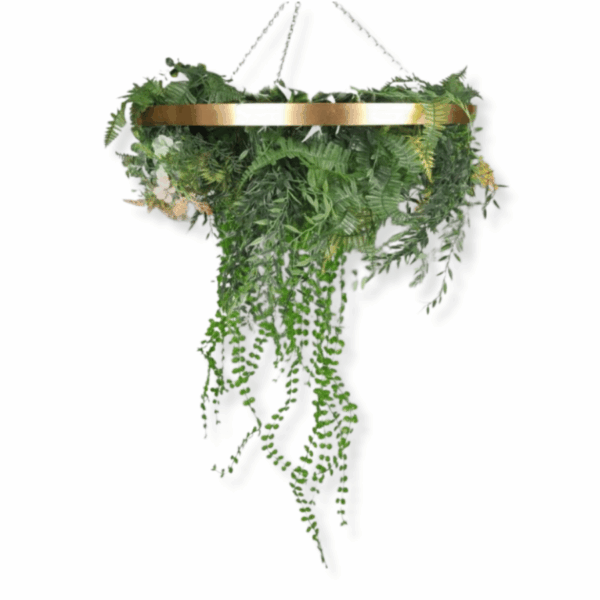 Obręcz roślinna zielony sufit Hanging garden 60cm